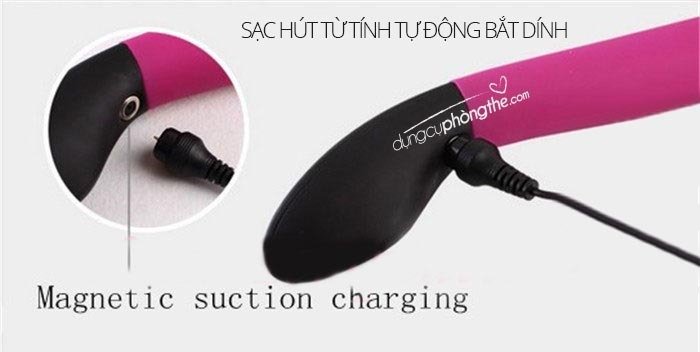 Chi tiết dương vật giả cao cấp Loving World Silicon sạc từ tính Chi tiết dương vật giả cao cấp Loving World Silicon sạc từ tính