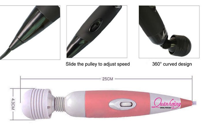 Giới thiệu chi tiết máy rung âm đạo cắm điện Fairy trong tình dục